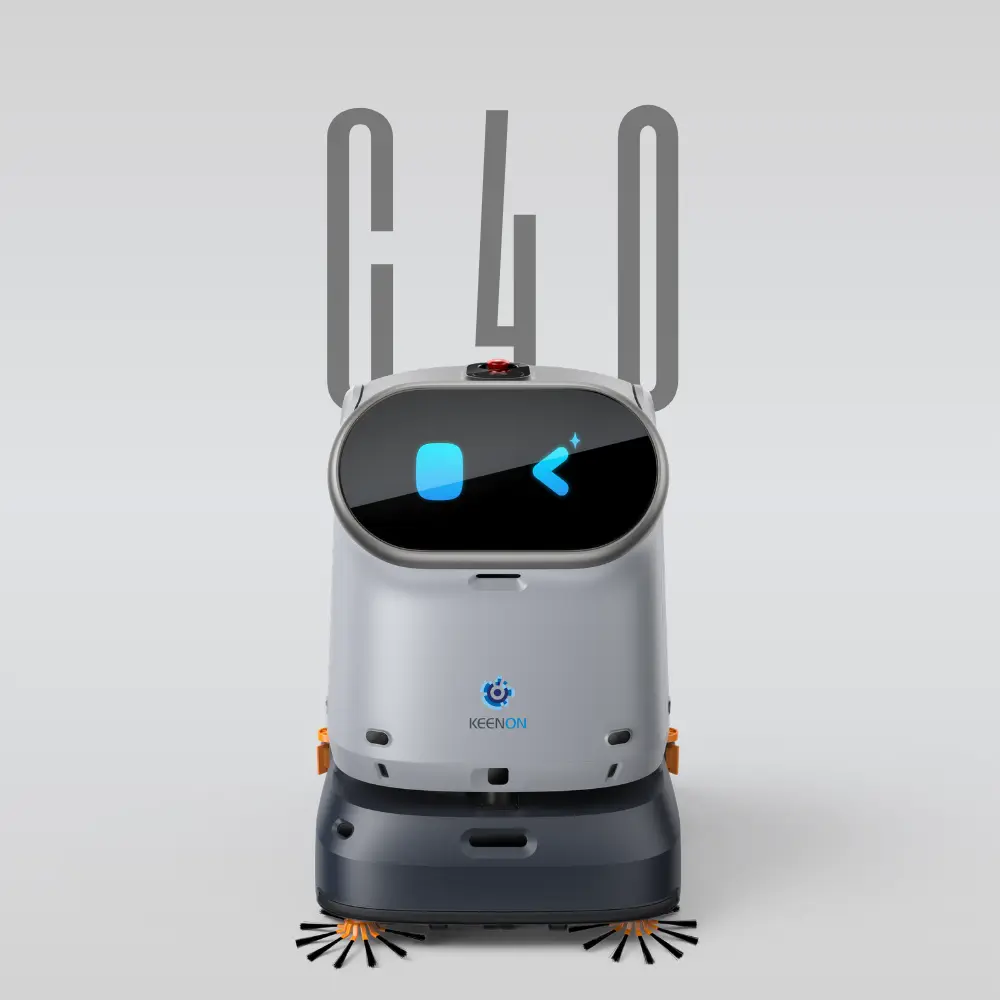 Kleenbot C40 – professional 4-in-1 robotic floor cleaner by Robomiracle