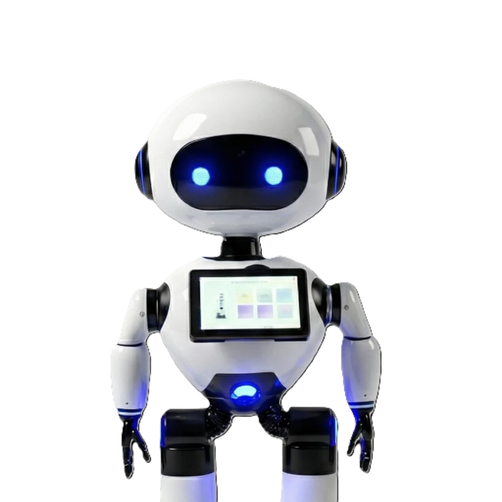 Aurra intelligent service robot by Robomiracle — India's best interactive robot for hospitals, hotels and schools
