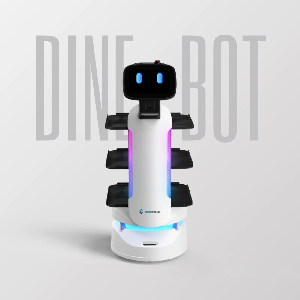 Dinebot autonomous food delivery robot – Robomiracle India