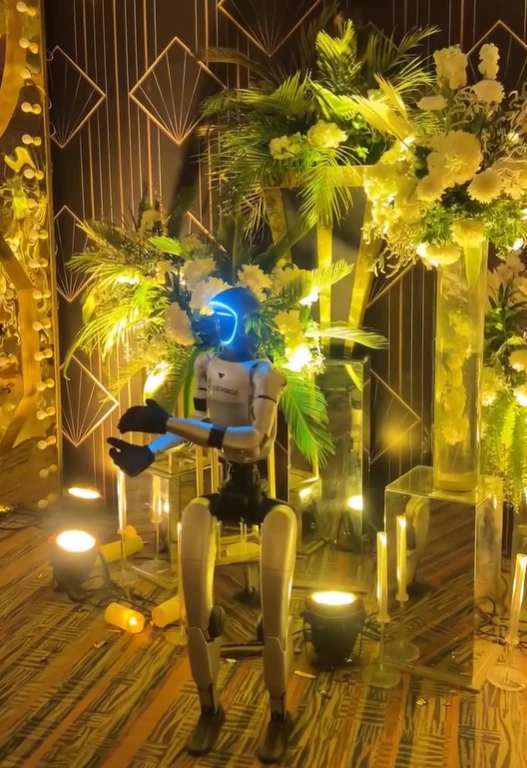 G1 Humanoid Kevin corporate event