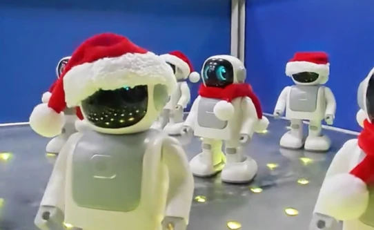 Robert DanceBot LED lights